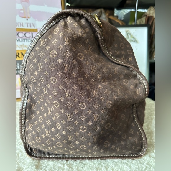RARE Louis Vuitton Monogram Mini Lin Initiales Keepall Bag - Picture 9 of 16
